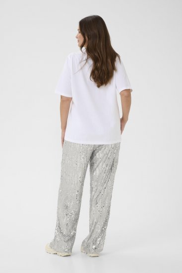 Kaffe Curve Chari T-Shirt Optical White - T-shirty - 