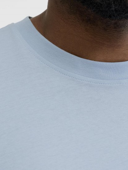 Jack & Jones Brandon T-Shirt Celestial Blue - Koszulki - T-shirty meskie Duże Rozmiary - 2XL-14XL