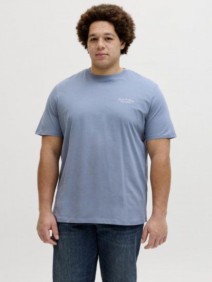 Jack & Jones Archive T-shirt Szary - Koszulki - T-shirty meskie Duże Rozmiary - 2XL-14XL