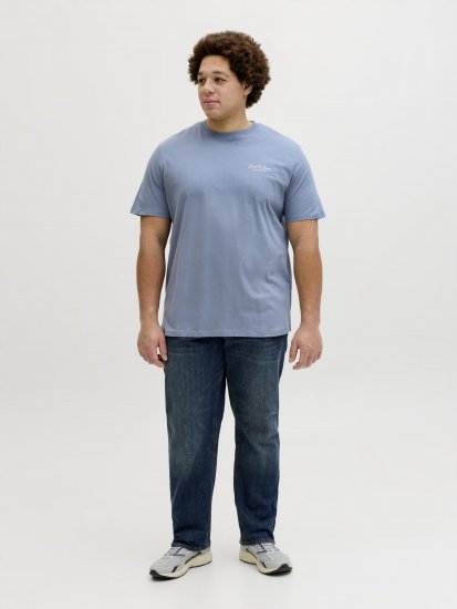 Jack & Jones Archive T-shirt Szary - Koszulki - T-shirty meskie Duże Rozmiary - 2XL-14XL