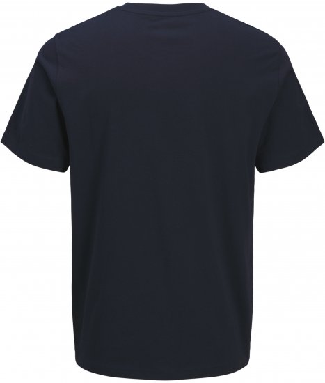 Jack & Jones King Crew Neck T-Shirt Navy - Koszulki z nadrukiem - Koszulki z nadrukiem - 2XL-8XL