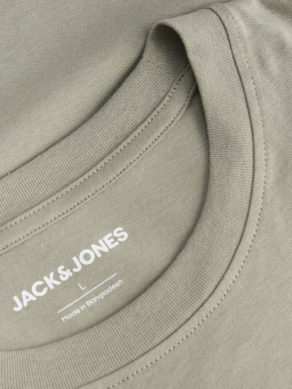 Jack & Jones King Crew Neck T-Shirt Grey - Koszulki z nadrukiem - Koszulki z nadrukiem - 2XL-8XL