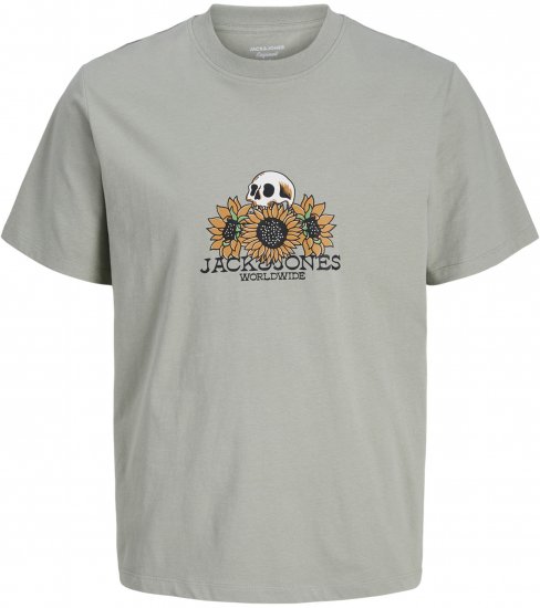 Jack & Jones Catskills T-shirt Zielony - Koszulki - T-shirty meskie Duże Rozmiary - 2XL-14XL