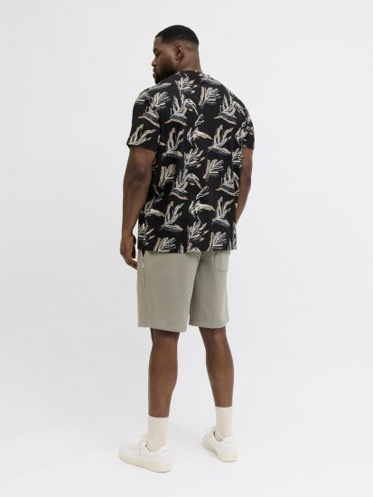 Jack & Jones Montauk T-Shirt Black - Koszulki - T-shirty meskie Duże Rozmiary - 2XL-14XL