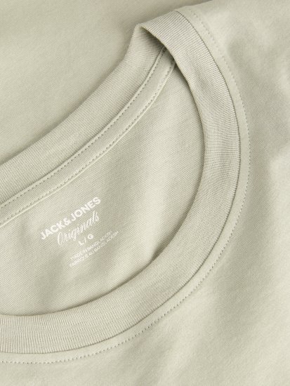 Jack & Jones Nantucket T-Shirt Zielony - Koszulki - T-shirty meskie Duże Rozmiary - 2XL-14XL