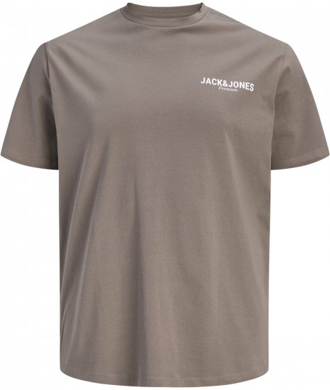 Jack & Jones Oscar T-Shirt Grey - Koszulki z nadrukiem - Koszulki z nadrukiem - 2XL-8XL