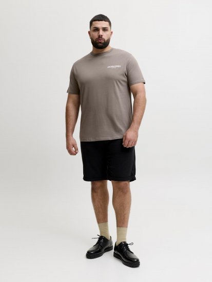 Jack & Jones Oscar T-Shirt Grey - Koszulki z nadrukiem - Koszulki z nadrukiem - 2XL-8XL