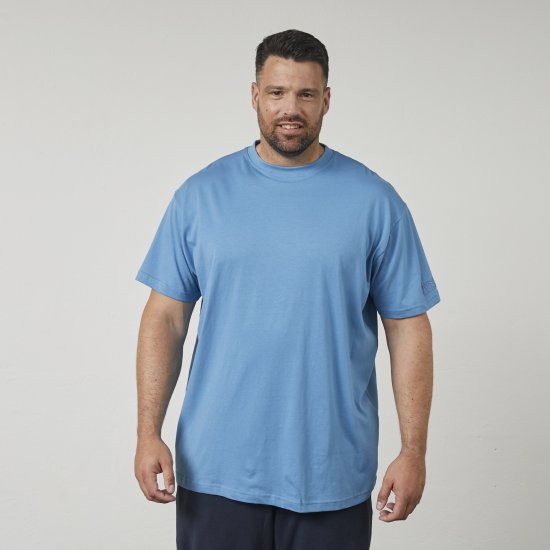 North Latitude 61010 US T-Shirt Średni Niebieski - Koszulki - T-shirty meskie Duże Rozmiary - 2XL-14XL