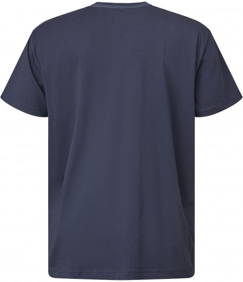 North Latitude 61119 T-Shirt Z Nadrukiem Granatowy - Koszulki - T-shirty meskie Duże Rozmiary - 2XL-14XL