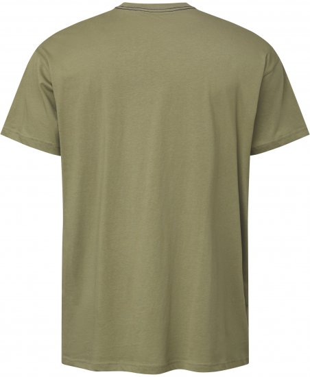 North Latitude 61119 T-Shirt Z Nadrukiem Oliwkowy - Koszulki - T-shirty meskie Duże Rozmiary - 2XL-14XL