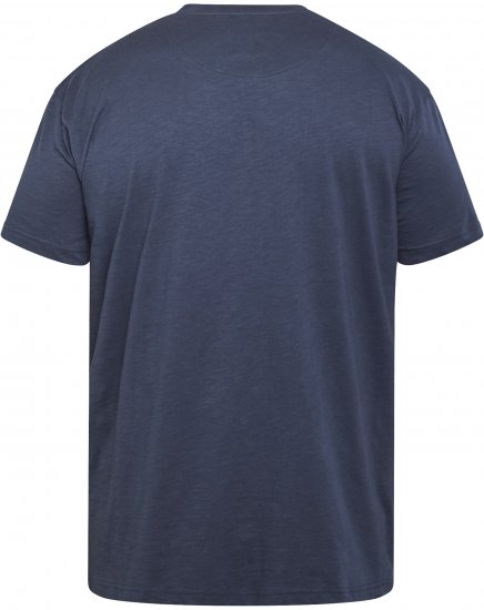 North Latitude 61126 Granddad T-Shirt Granatowy - Koszulki - T-shirty meskie Duże Rozmiary - 2XL-14XL