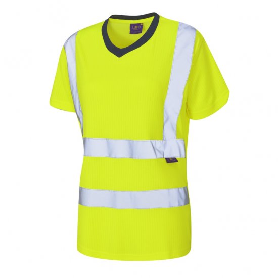 Leo Belstone EcoViz Comfort Women's T-Shirt Yellow - Odzież robocza - 