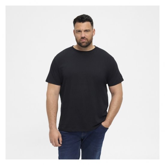 North Latitude T-Shirt O-Neck Black - Koszulki - T-shirty meskie Duże Rozmiary - 2XL-14XL