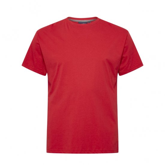 North Latitude T-Shirt O-Neck Red - Koszulki - T-shirty meskie Duże Rozmiary - 2XL-14XL