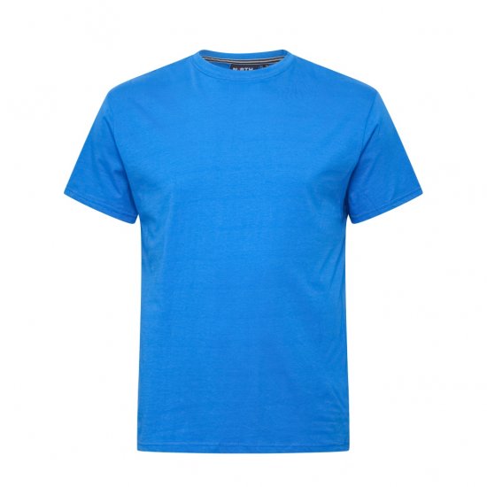 North Latitude T-Shirt O-Neck Cobolt Blue - Koszulki - T-shirty meskie Duże Rozmiary - 2XL-14XL
