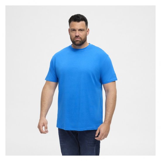 North Latitude T-Shirt O-Neck Cobolt Blue - Koszulki - T-shirty meskie Duże Rozmiary - 2XL-14XL