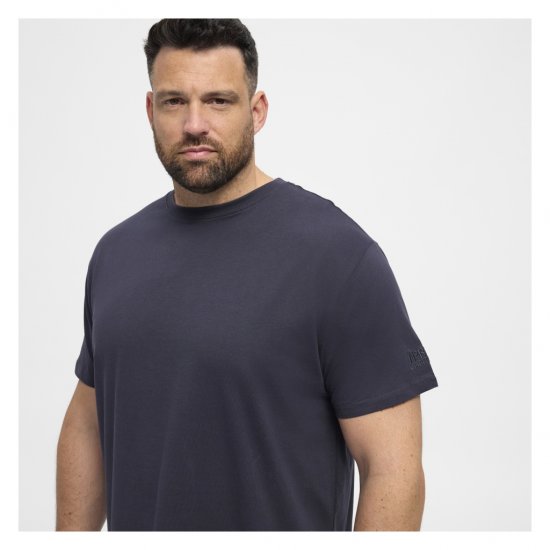 North Latitude T-Shirt O-Neck Navy Blue - Koszulki - T-shirty meskie Duże Rozmiary - 2XL-14XL