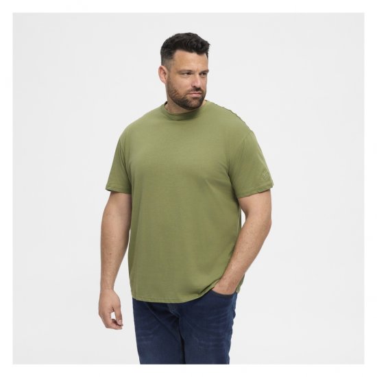 North Latitude T-Shirt O-Neck Olive Green - Koszulki - T-shirty meskie Duże Rozmiary - 2XL-14XL