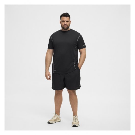 North Latitude Sport Tech T-Shirt Black - Koszulki - T-shirty meskie Duże Rozmiary - 2XL-14XL
