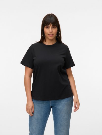 Vero Moda Paulina T-Shirt Black - T-shirty - 