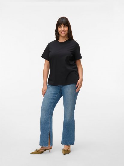 Vero Moda Paulina T-Shirt Black - T-shirty - 