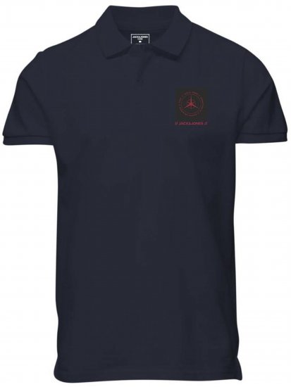 Jack & Jones Conrad Polo Short Sleeve Navy - Koszulki polo - Koszulki Polo 2XL-8XL