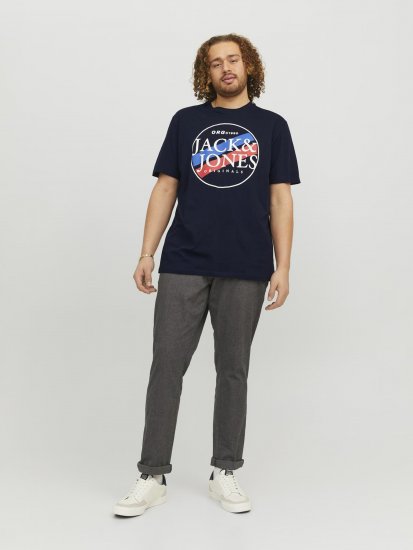 Jack & Jones Codyy T-Shirt Navy - Koszulki - T-shirty meskie Duże Rozmiary - 2XL-14XL