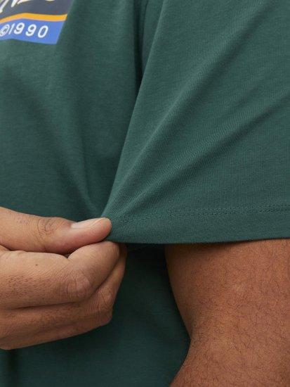 Jack & Jones Codyy T-Shirt Green - Koszulki - T-shirty meskie Duże Rozmiary - 2XL-14XL