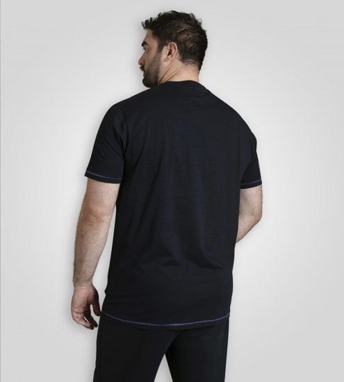 D555 Birkenhead T-Shirt Gas Monkey Garage Navy - Koszulki - T-shirty meskie Duże Rozmiary - 2XL-14XL