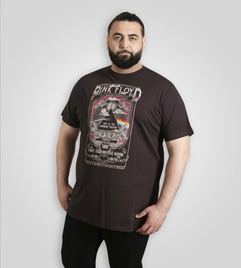 D555 Blackpool T-Shirt Official Pink Floyd Black - Koszulki - T-shirty meskie Duże Rozmiary - 2XL-14XL