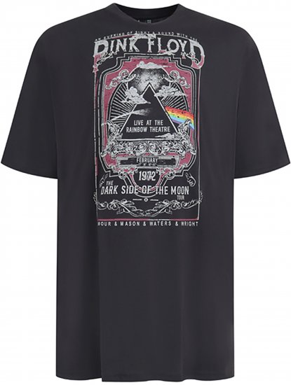 D555 Blackpool T-Shirt Official Pink Floyd Black - Koszulki - T-shirty meskie Duże Rozmiary - 2XL-14XL