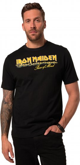 JP1880 Iron Maiden Piece Of Mind T-Shirt Black - Koszulki zespołów - 