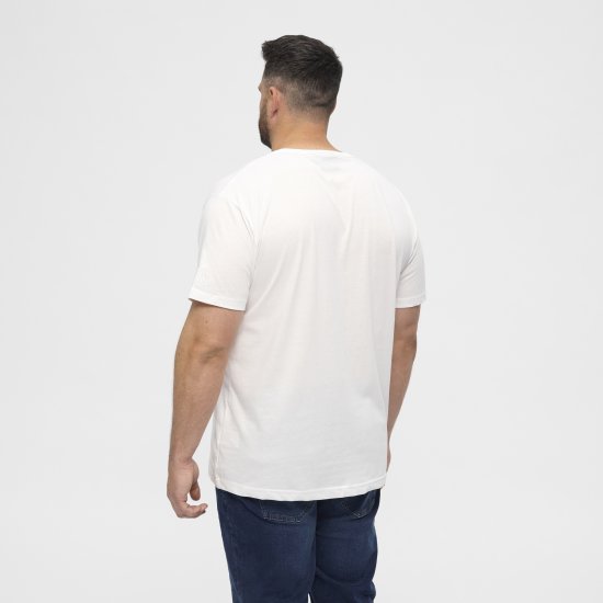 North Latitude T-Shirt O-Neck White TALL - TALL koszulki - Koszulki dla wysokich mężczyzn