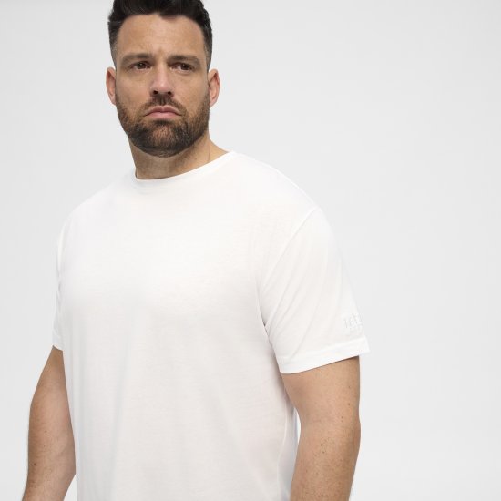 North Latitude T-Shirt O-Neck White TALL - TALL koszulki - Koszulki dla wysokich mężczyzn