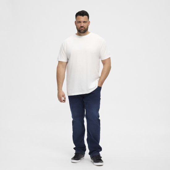 North Latitude T-Shirt O-Neck White TALL - TALL koszulki - Koszulki dla wysokich mężczyzn