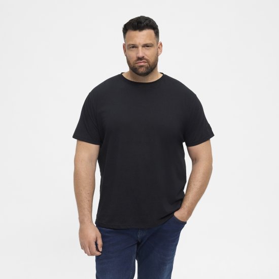 North Latitude T-Shirt O-Neck Black TALL - TALL koszulki - Koszulki dla wysokich mężczyzn