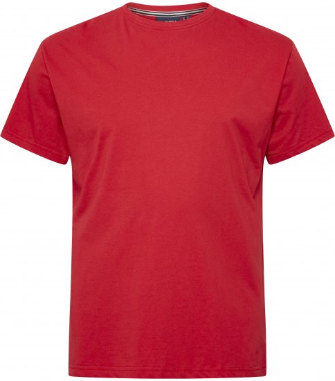 North Latitude T-Shirt O-Neck Red TALL - TALL koszulki - Koszulki dla wysokich mężczyzn