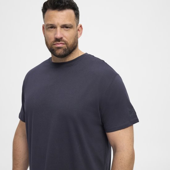 North Latitude T-Shirt O-Neck Navy Blue TALL - TALL koszulki - Koszulki dla wysokich mężczyzn