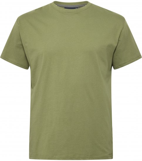 North Latitude T-Shirt O-Neck Olive Green TALL - TALL koszulki - Koszulki dla wysokich mężczyzn