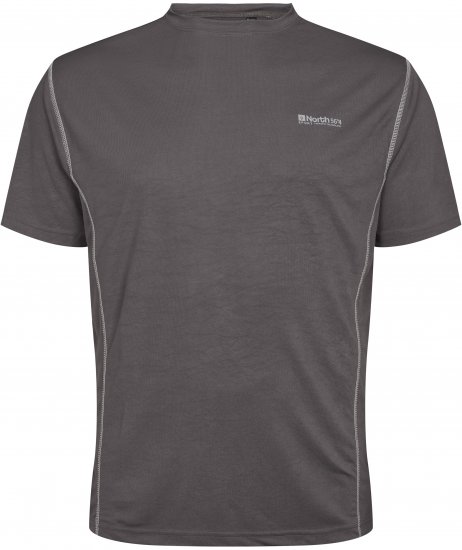 North Latitude T-Shirt Tech Grey TALL - ODZIEŻ MĘSKA MT-6XLT - WYSOKIE-rozmiary