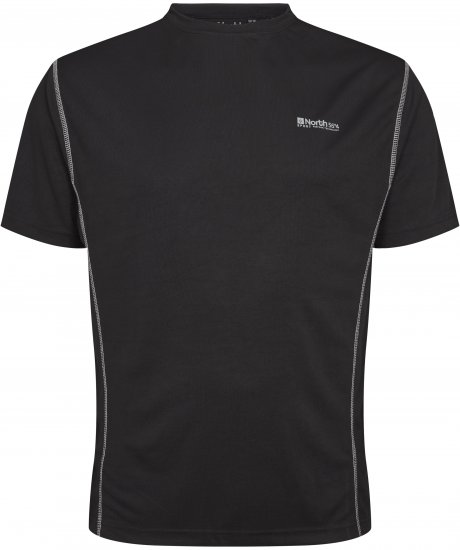North Latitude Tech T-Shirt Black TALL - TALL koszulki - Koszulki dla wysokich mężczyzn
