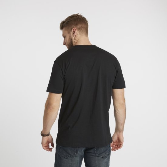 North Latitude Denim Printed T-Shirt Black TALL - TALL koszulki - Koszulki dla wysokich mężczyzn