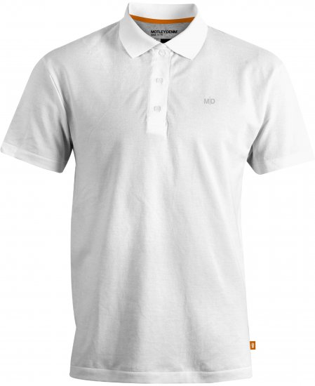 Motley Denim Bratislava Polo White - Koszulki polo - Koszulki Polo 2XL-8XL