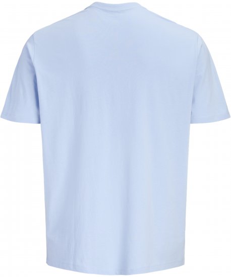 Jack & Jones Kevin Koszulka Niebieska - Koszulki - T-shirty meskie Duże Rozmiary - 2XL-14XL
