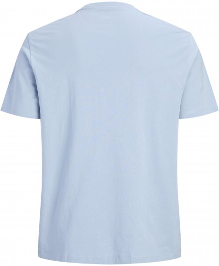 Jack & Jones Alex Koszulka Jasnoniebieska - Koszulki - T-shirty meskie Duże Rozmiary - 2XL-14XL