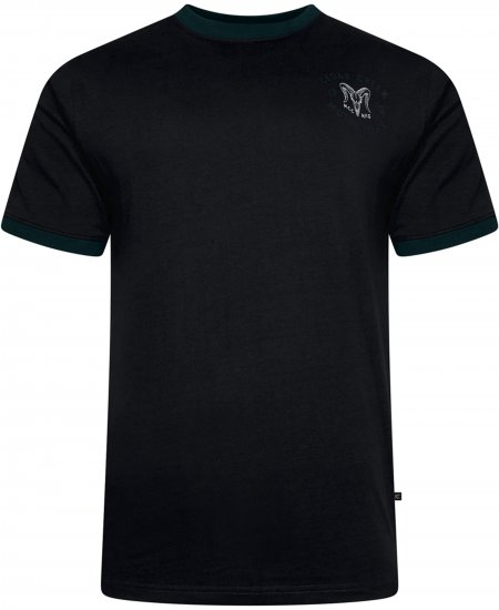 Kam Jeans 5793 Cedar Creek Reverse Print Tee Black - Koszulki - T-shirty meskie Duże Rozmiary - 2XL-14XL