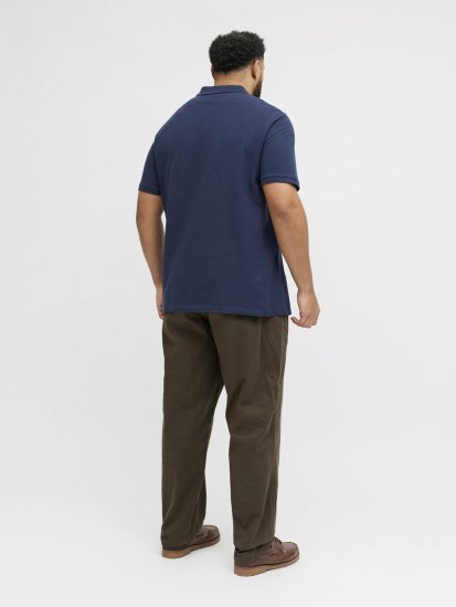 Jack & Jones College Logo Short Sleeve Polo Shirt Blue - Koszulki polo - Koszulki Polo 2XL-8XL