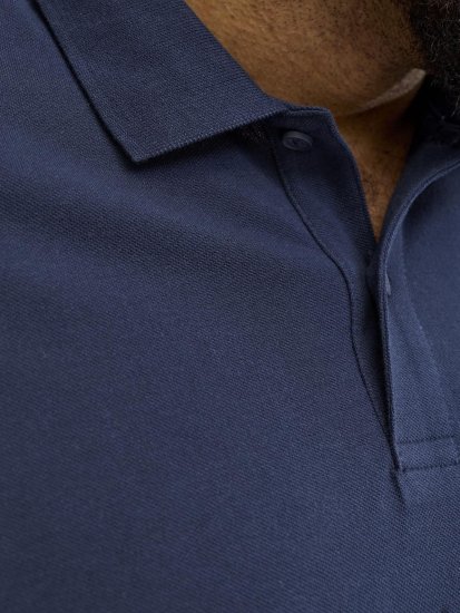 Jack & Jones College Logo Short Sleeve Polo Shirt Blue - Koszulki polo - Koszulki Polo 2XL-8XL