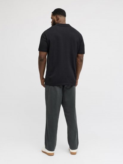 Jack & Jones College Logo Polo Short Sleeve Black - Koszulki polo - Koszulki Polo 2XL-8XL