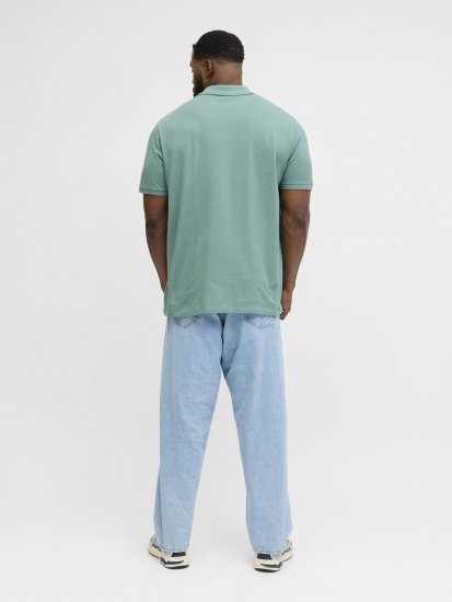Jack & Jones College Logo Short Sleeve Polo Turquoise - Koszulki polo - Koszulki Polo 2XL-8XL